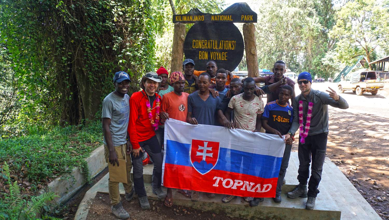 Mweka gate photo with all the team members