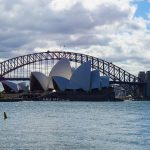 Sydney opera house and Harbour bridge