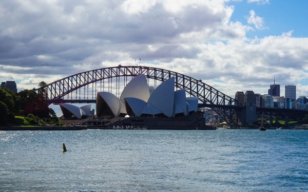 Sydney opera house and Harbour bridge