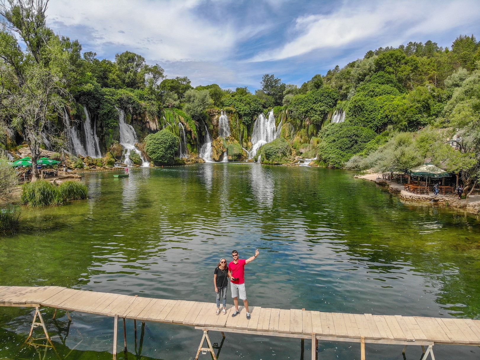 Kravice waterfalls in Bosnia and Herzegovina